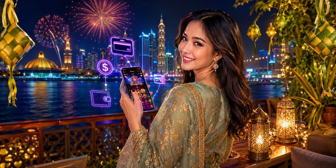 Suasana pertaruhan bertuah semasa Hari Raya di Selangor — tradisi loteri Malaysia